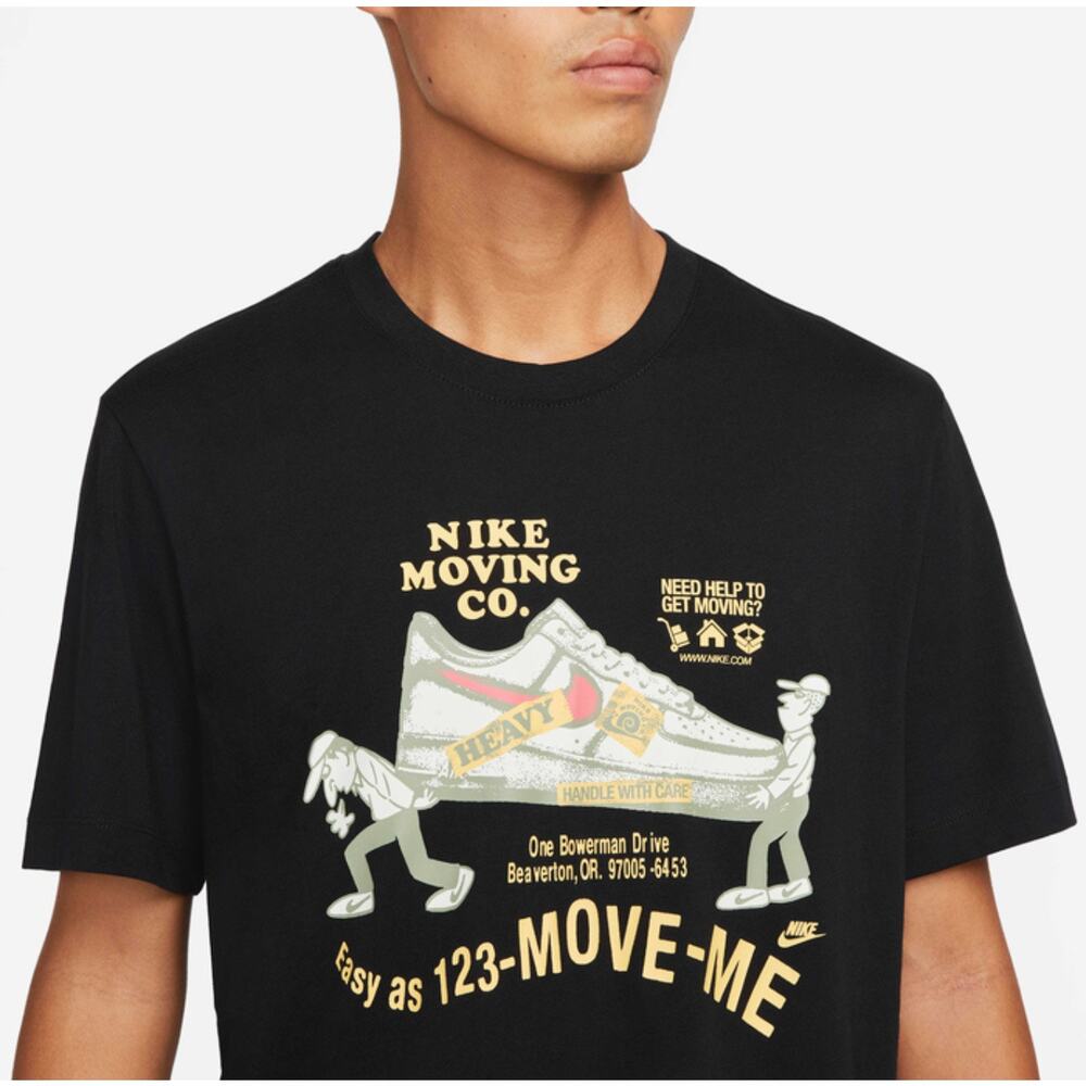 Nike black Nike‎ Moving Co. graphic t-shirt